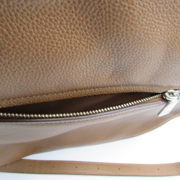 Coach Light Brown Saddle Pebbled Leather Chelsea Hobo Handbag Purse NWT - Picture 8 of 11